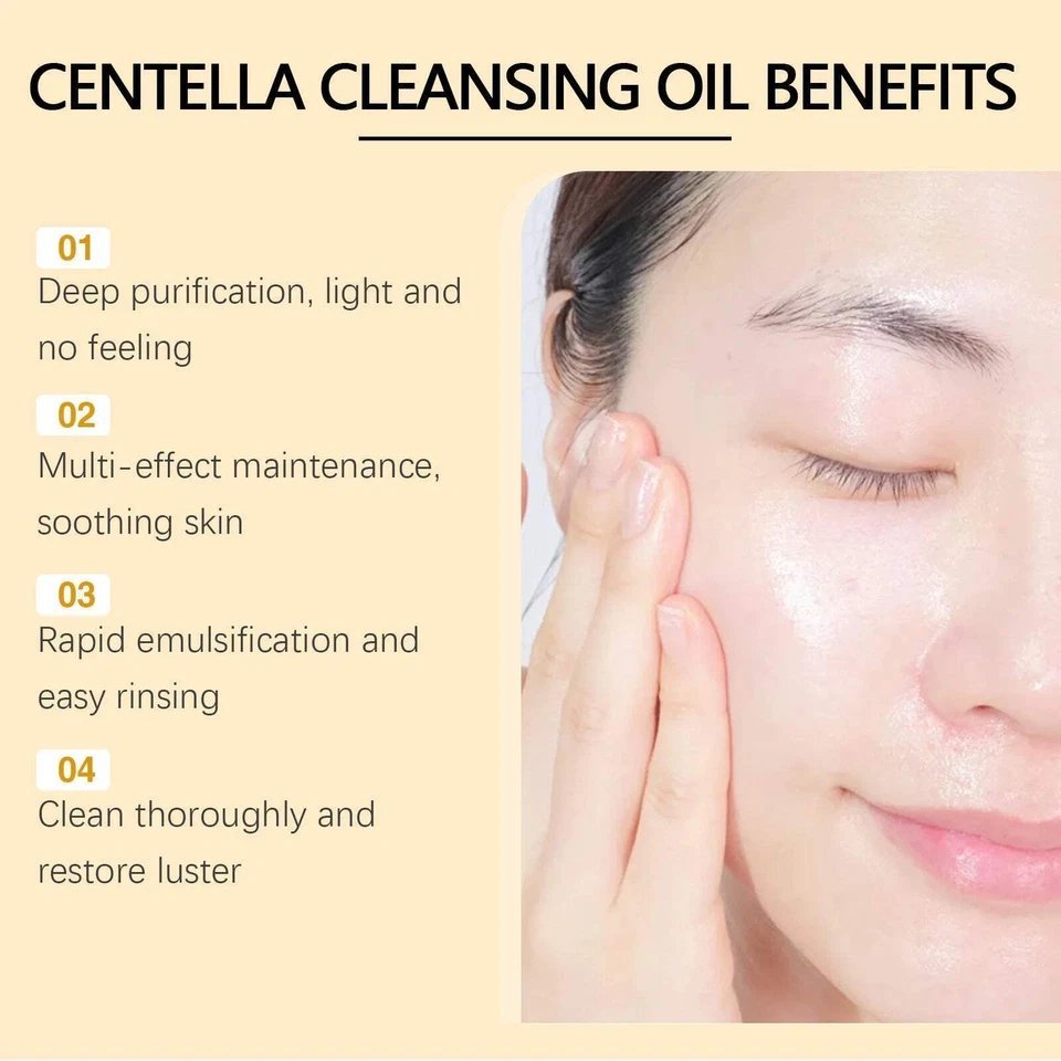 EELHOE Centella Cleansing Oil - Aceite Limpiador Facial Desmaquillante (100ml) 2 EELHOE Centella Cleansing Oil - Aceite Limpiador Facial Desmaquillante (100ml) - Imagen 2