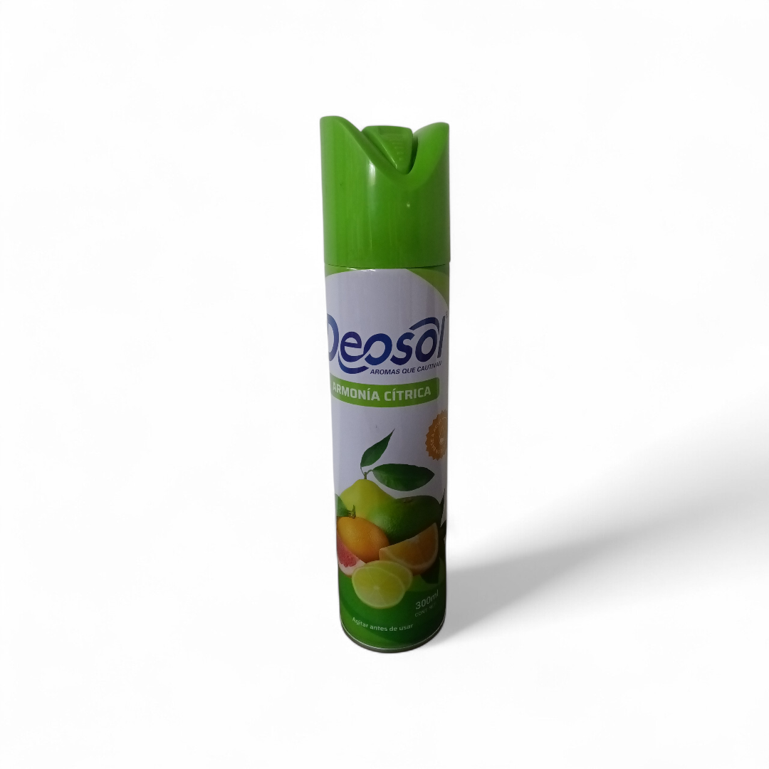 Desodorante Ambiental Deosol Armonía Cítrica Spray (300ml) 1 Desodorante Ambiental Deosol Armonía Cítrica Spray (300ml)