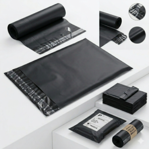 Pack 100 Bolsas Courier Negras 60x80 cm - Sello Inviolable