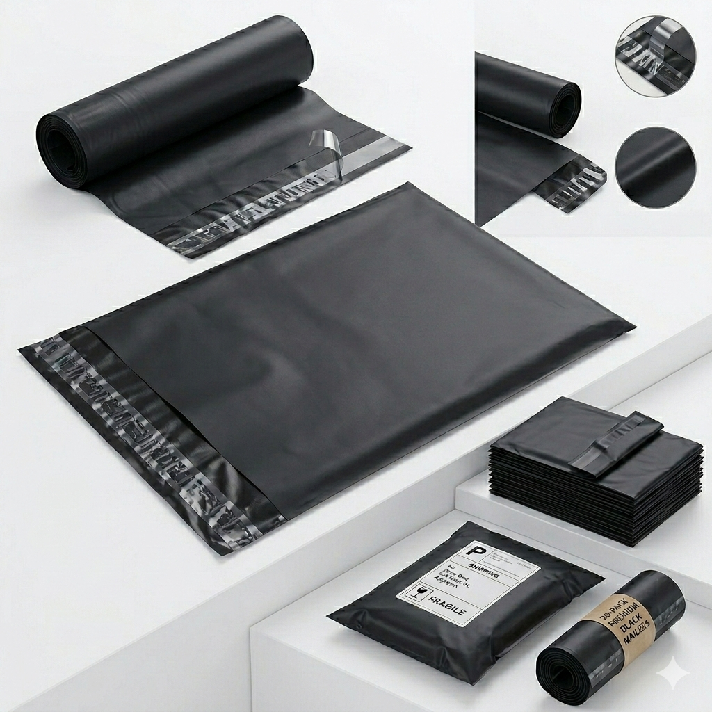 Pack 100 Bolsas Courier Negras 45x60 cm - Sello Inviolable 1 Pack 100 Bolsas Courier Negras 45x60 cm - Sello Inviolable