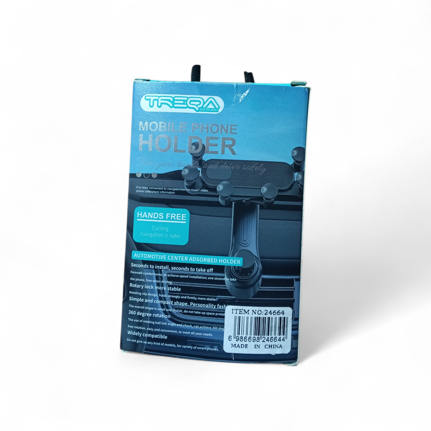 Soporte de Celular para Auto TREQA BC-T23 - Rejilla de Ventilación y Rotación 360° 2 Soporte de Celular para Auto TREQA BC-T23 - Rejilla de Ventilación y Rotación 360° - Imagen 2