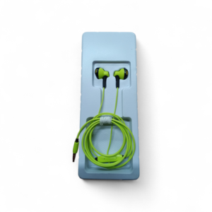 Audífonos In-Ear TREQA EP-710 "Extra Bass" con Micrófono - 3.5mm (Verde Neón)
